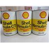 Image 4 : 3 SHELL CANS & 3 GULF OIL CHECK KITS