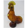 Image 2 : ROOSTER DECANTER (AMBER GLASS, UNIQUE) *NO CHIPS/CRACKS*
