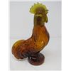 Image 3 : ROOSTER DECANTER (AMBER GLASS, UNIQUE) *NO CHIPS/CRACKS*
