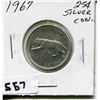 Image 1 : 1967 CNDN SILVER 25 CENT PC