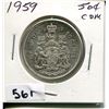 Image 1 : 1959 CNDN SILVER 50 CENT PC