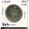 Image 1 : 1959 CNDN SILVER 50 CENT PC