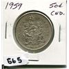 Image 1 : 1959 CNDN SILVER 50 CENT PC