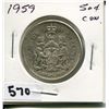 Image 1 : 1959 CNDN SILVER 50 CENT PC