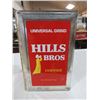 Image 5 : HILLS BROS. COFFEE CAN *14"X9"x9"* & #3 BEAN POT *NO LID*