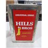 Image 6 : HILLS BROS. COFFEE CAN *14"X9"x9"* & #3 BEAN POT *NO LID*