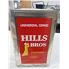 Image 8 : HILLS BROS. COFFEE CAN *14"X9"x9"* & #3 BEAN POT *NO LID*