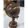 Image 6 : COPPER CANDLESTICK (A.G. PAUL SLCOMBE) & SMALL GLOBE