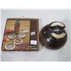 Image 1 : BROWN POTTERY TELEPHONE INSULATOR & COASTER SET (BOXED)
