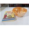 Image 2 : FIRE KING HANDLED MIXING BOWL *POURING SPOUT, BUTTERSCOTCH COLORED* & HONEY, GARLIC & VINEGAR HOME R