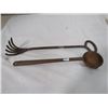 Image 1 : MALEABLE METAL LADLE & CLAW SHAPED INSTRUMENT