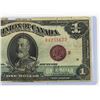 Image 3 : 1923 ONE DOLLAR BANK NOTE (DOMINION OF CANADA) *BRONZE SEAL*