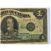 Image 3 : 1923 ONE DOLLAR BANK NOTE (DOMINION OF CANADA) *BLACK SEAL*