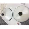 Image 4 : LOT OF 2 LIGHT SHADES 14" PORCELAIN