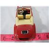 Image 10 : LOT OF 4 (TONKA VAN, RED TRAILER, RED SPORTSCAR, TONKA LADDER TRACK)