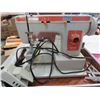Image 2 : BROTHER TABLE TOP SEWING MACHINE (W/THREADS, NEEDLES, SEWING MATERIAL/ETC)