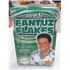 Image 1 : COLLECTOR CEREAL BOX (CO-OP) (2007 GRAY CUP) "FANTUS FLAKES" 2ND EDITION *BOX IS BENT*