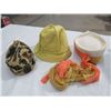 Image 2 : 3 HATS (1 CAMMO MENS, 2 LADIES *EATONS & DACHETTES*)