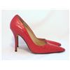 Image 2 : Manolo Blahnik Fire Engine Red Alligator Pumps