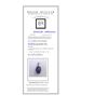 Image 2 : 5.81ct Tanzanite Cabochon 14K White Gold Pendant