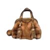 Image 1 : Nancy Gonzalez Pink Mink and Crocodile Handbag