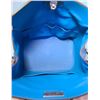 Image 6 : Hermes 26cm Toolbox Bag Hydra Blue Swift Calf Leather Rare Color