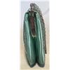 Image 8 : Judith Leiber Teal Silk and Swarovski Crystal Mini Evening Bag