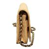 Image 2 : Fabulous Chanel Gold Lizard Classic Wallet on a Chain WOC Rare