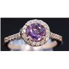 Image 2 : 1.29ct Pink Tourmaline 14K Rose Gold Ring