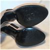 Image 4 : Hermes Shimmery Golden Leather Strappy High Heels size 38
