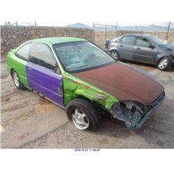 1998 - HONDA CIVIC//REBUILT SALVAGE//BONDED TITLE