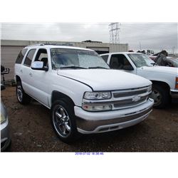 2001 - CHEVROLET TAHOE