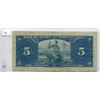 Image 2 : 1937 BANK OF CANADA (FIVE DOLLAR NOTE)