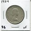 Image 1 : 1954 CANADIAN 50 CENT COIN