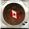 Image 1 : 1964 LESTER B PEARSON *COPPER* COMMEMORATIVE COIN