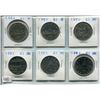 Image 1 : 1968 - 1984 6X CANADIAN SILVER DOLLARS *UNC*