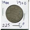 Image 1 : 1900 SILVER 50 CENT PC (CNDN)