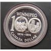 Image 2 : 1974 SILVER DOLLAR (CITY OF WINNIPEG)