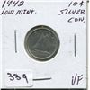 Image 1 : 1942 CNDN SILVER DIME, *LOW MINTAGE*