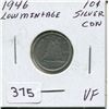 Image 1 : 1946 CNDN SILVER DIME,*LOW MINTAGE*
