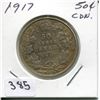 Image 1 : 1917 CNDN SILVER 50 CENT PC