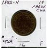 Image 1 : 1882 H CNDN LARGE PENNY