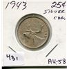 Image 1 : 1943 CNDN SILVER 25 CENT PC