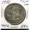 Image 1 : 1958 CNDN SILVER DOLLAR *BRITISH COLUMBIA*