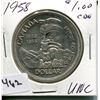 Image 1 : 1958 CNDN SILVER DOLLAR (BRITISH COLUMBIA)