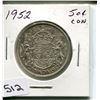 Image 1 : 1952 CNDN 50 CENT PC. *SILVER*