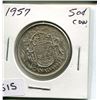 Image 1 : 1957 CNDN 50 CENT PC. *SILVER*