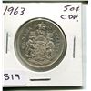 Image 1 : 1963 CNDN 50 CENT PC. *SILVER*