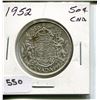 Image 1 : 1952 CNDN 50 CENT PC *SILVER*