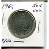 Image 1 : 1964 CNDN 50 CENT PC *SILVER*